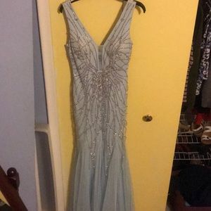 Light Blue Prom Dress